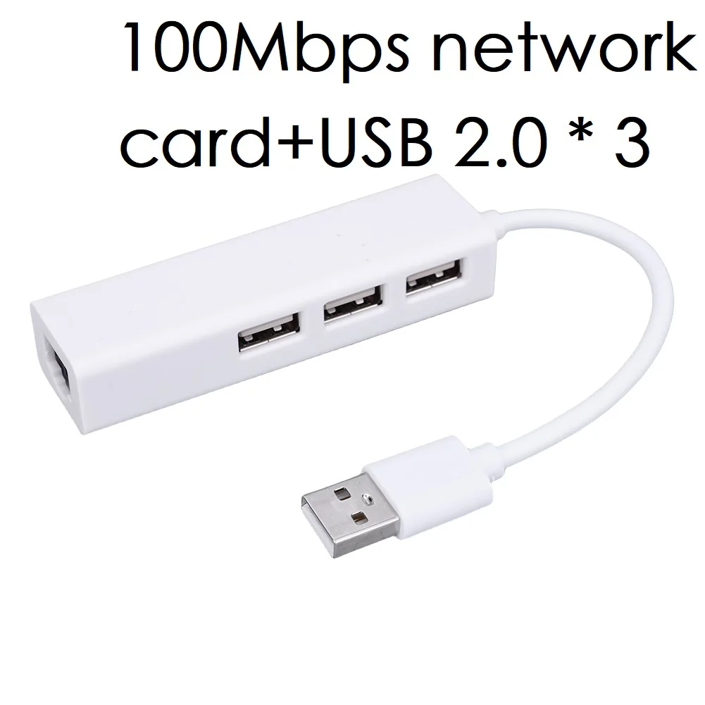 USB 2.0 Ethernet Adapter Network Card USB To RJ45 100/1000Mbps Lan Internet Cable For MacBook PC Windows XP 7 8 10 LUX