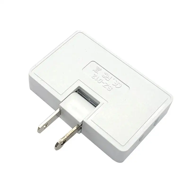 3 Way Flat Wall Outlet Extender Portable 180-Degree Rotating Wall Outlet Extender Electrical Adapters Plug Adapter Fire