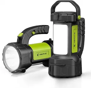 Rechargeable Camping Lantern 2-Pack, 800LM LED Flashlight with 3600mAh Battery, Portable Emergency Light for Outdoor Hiking