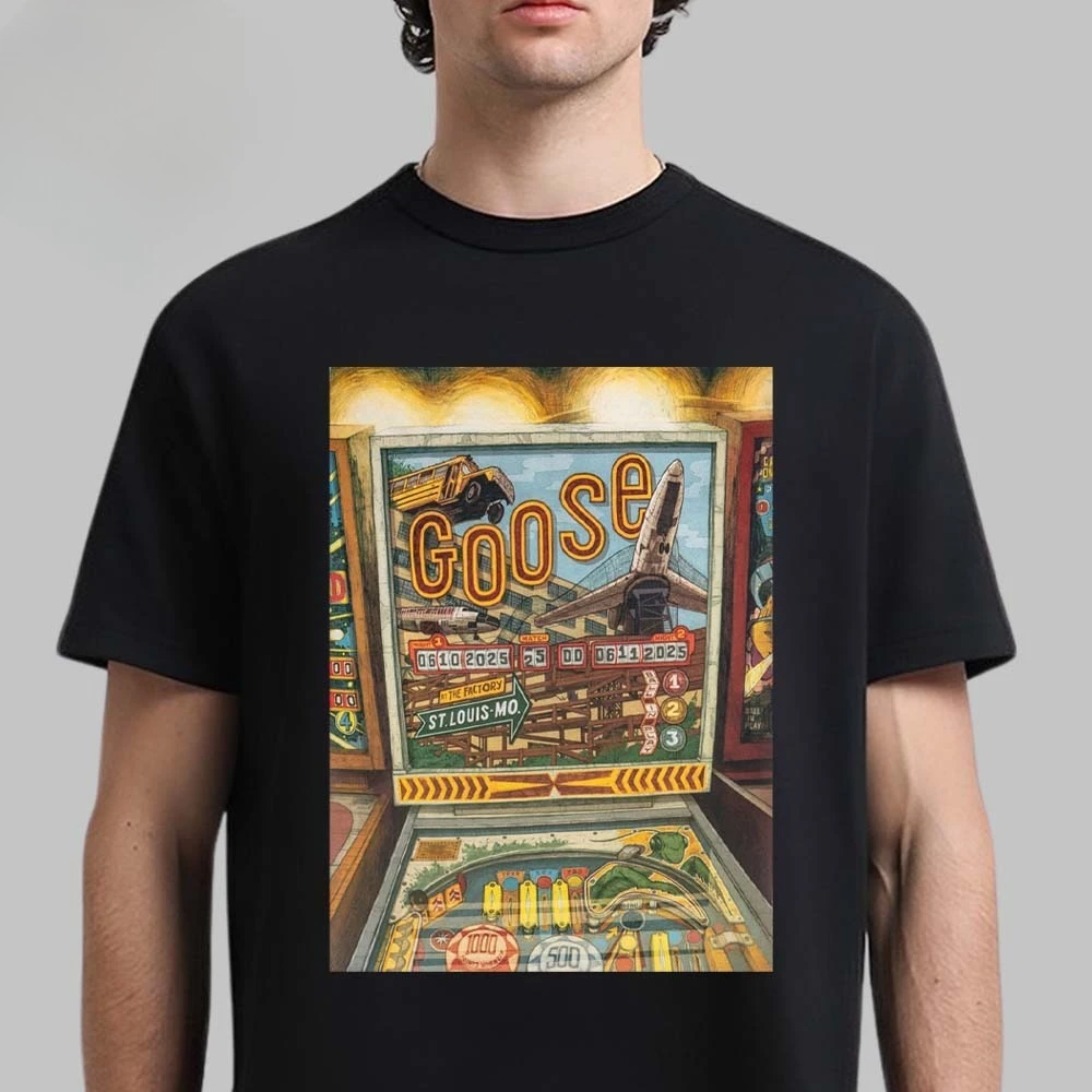 تي شيرت جديد لحدث ماديسون ويسكونسن في مركز كوهال في 17 سبتمبر 2025 تي شيرت مدينة الطيور البلاستيكي الوردي فلامنغو الفني #4