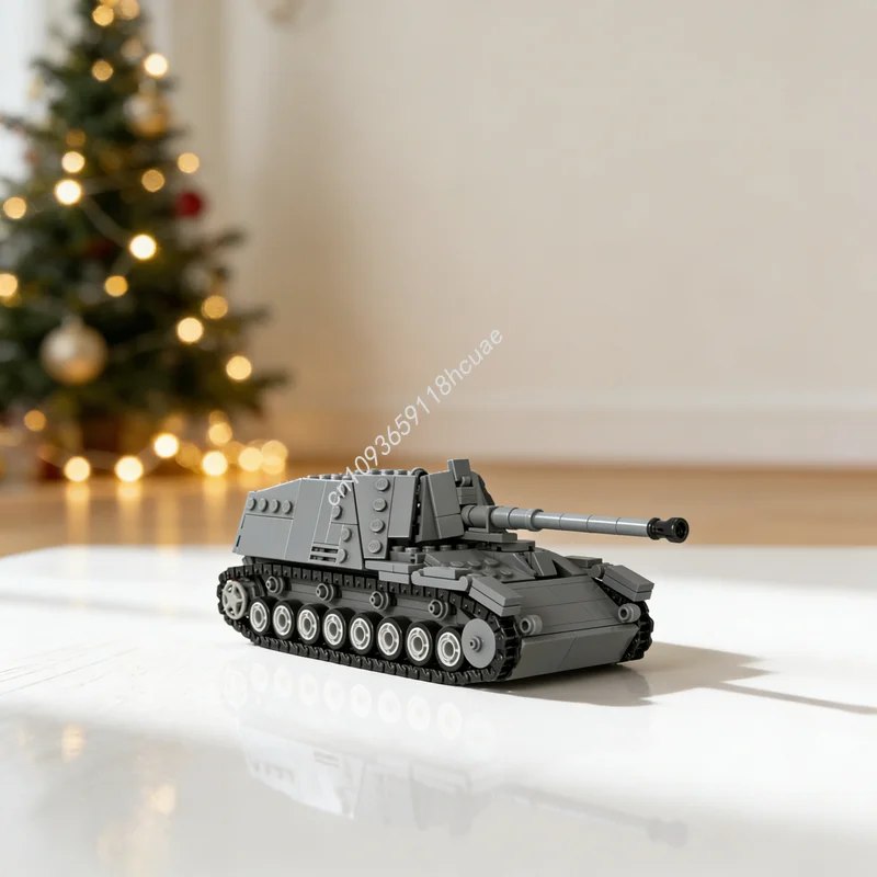 

511pcs MOC Nashorn Tank Adventurers Desert Model Building Blocks Construction Christmas Gift Toys Creative Idea Education Kids