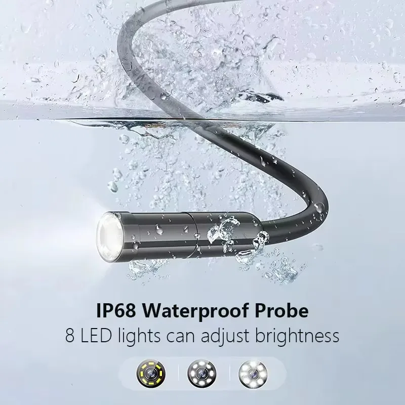 كاميرا منظار USB احترافية مع خط تركيز بعيد قابل للاختيار وخط تركيز قريب - مثالية لفحص تكييف الهواء