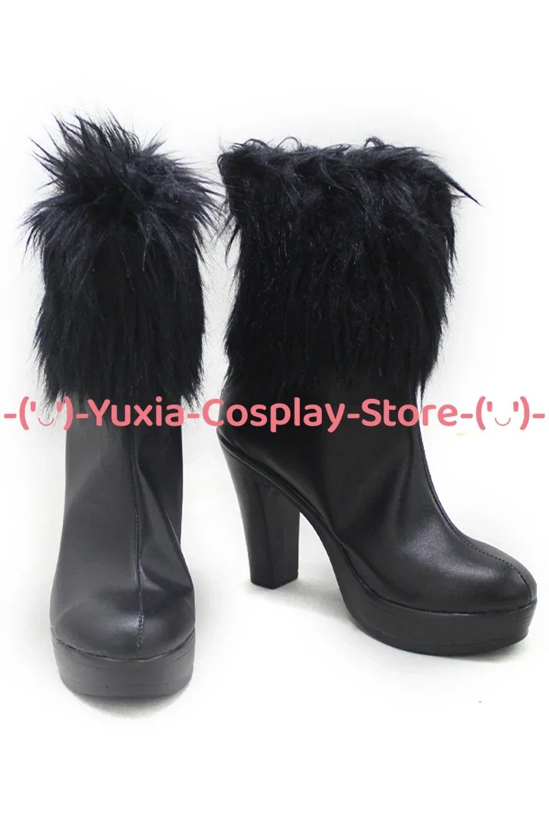 Yuxiacosplay! Buty do cosplayu Florence z Girls Frontline, rekwizyt postaci z anime, skórzane botki z PU, kostium na Halloween, karnawał, imprezę.