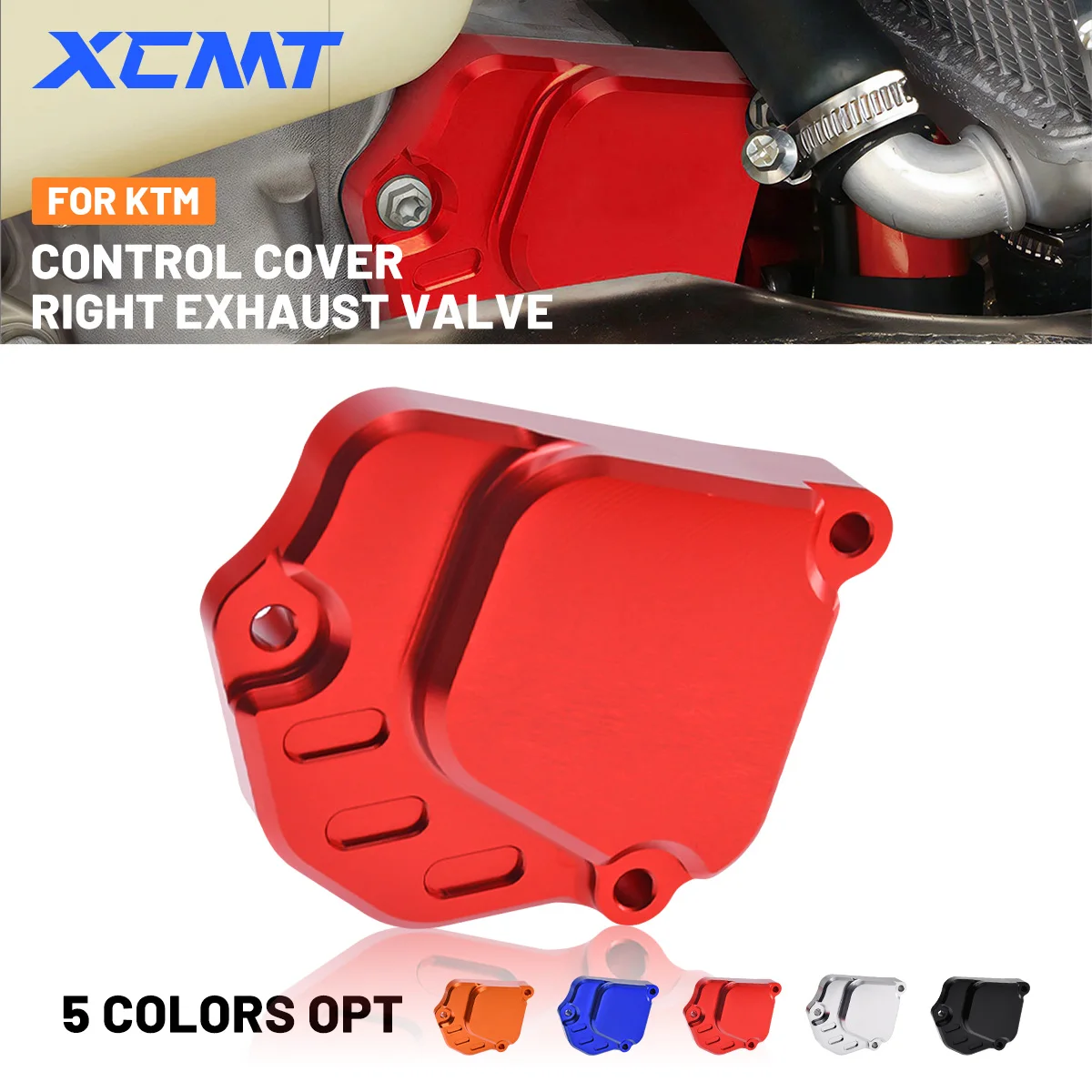 

2024 NEW Motorcycle CNC Right Exhaust Valve Control Cover For KTM SX XC EXC XC-W 250 300 2023 Husqvarna TC 125 TE 250i TX 300i