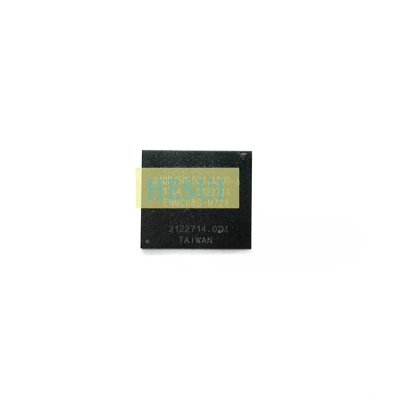 Used&Not NEW&Send after Measure EMMC08G-M728 version 5.1 eMMC flash memory font, hard disk IC original brand new