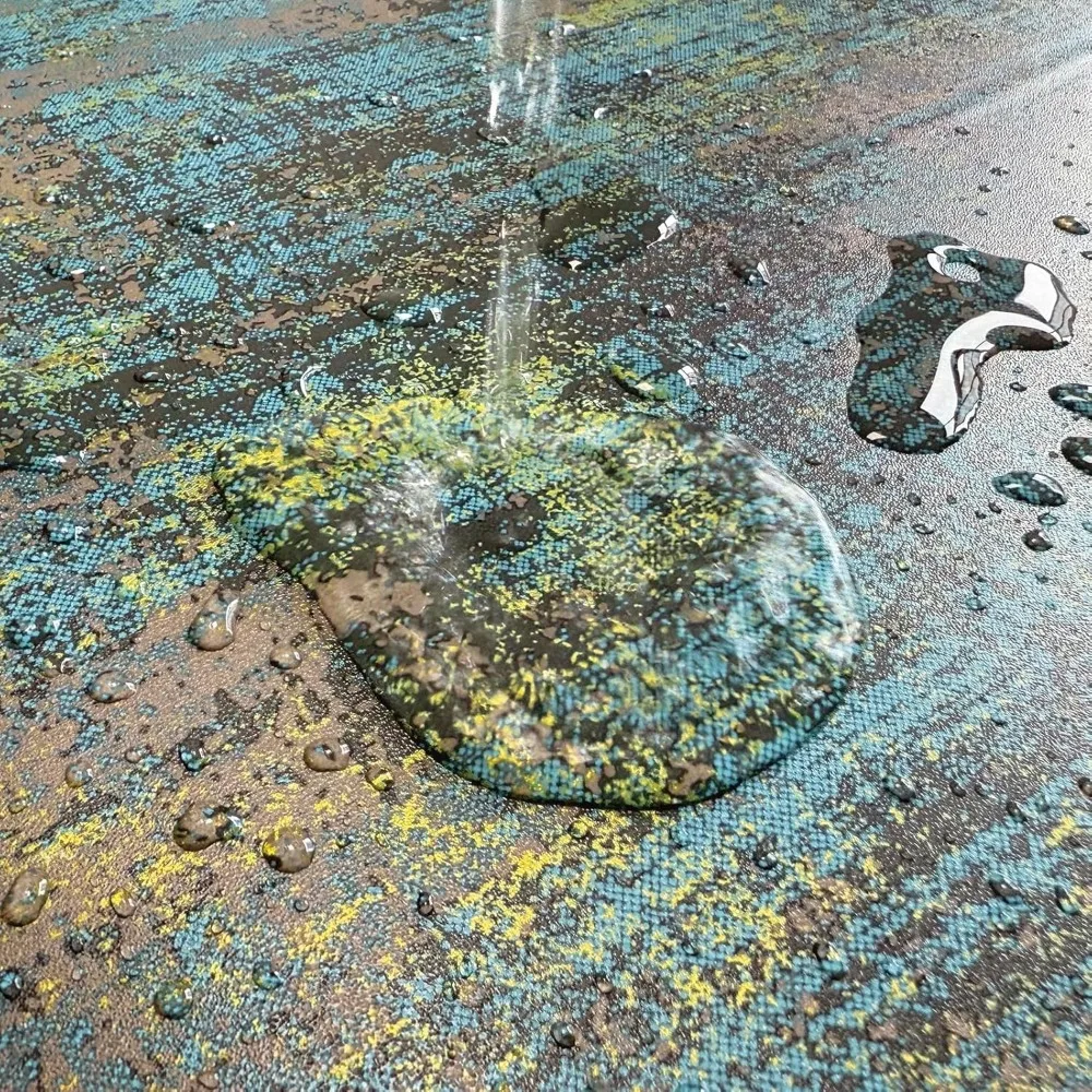 ورق جدران JiffDiff عتيق معدني قابل للتقشير واللصق ورق حائط خرساني معدني صناعي عصا حديثة على ورق جدران ذاتي اللصق