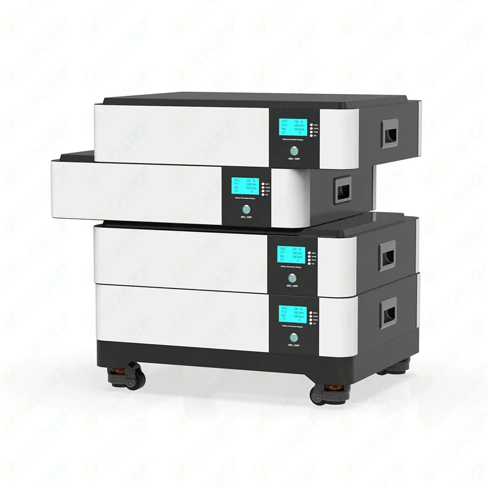 Stackable Energy Storage Systems 20kw 51.2v  Lithium Battery Life Power Station Prismatic Primary Off Lithium Battery For Cycle