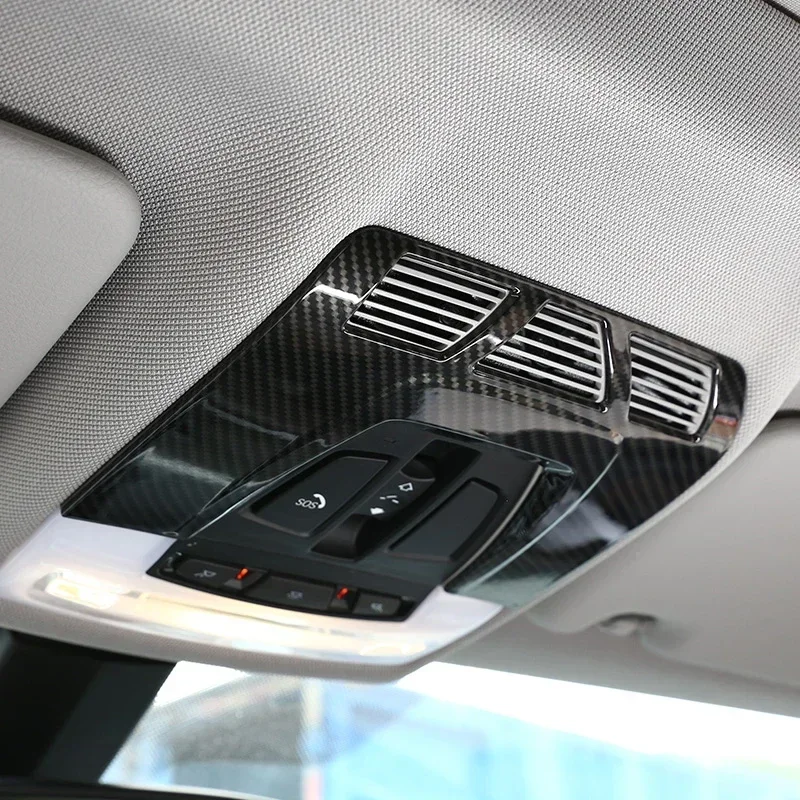 لسيارات BMW F30 F34 F46 X1 F48 X5 F15 X6 F16 سيارة الجبهة القراءة ضوء غطاء لوحة المصباح ملصق الديكور اكسسوارات السيارات الداخلية