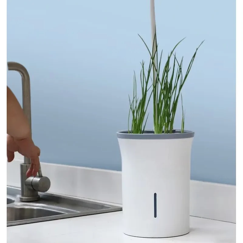 Smart WiFi Hydroponic Flower Pot with LED Grow Light New Design Indoor Garden Planter for Home Decoration Plant Growing