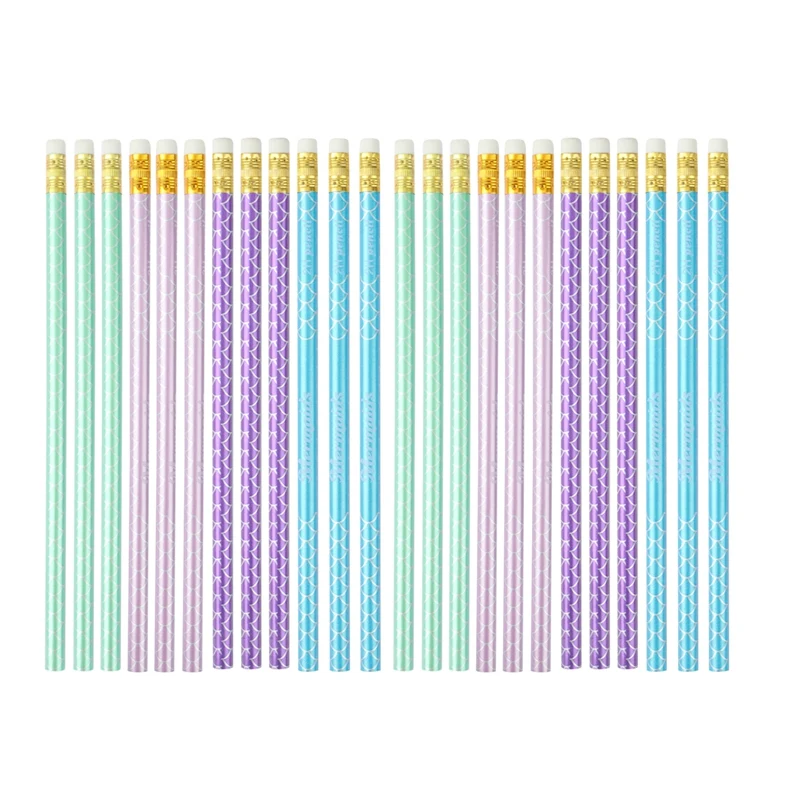 Mermaid Pencil - Stationery - Pencils - Pencils - Printed - 24 Pieces