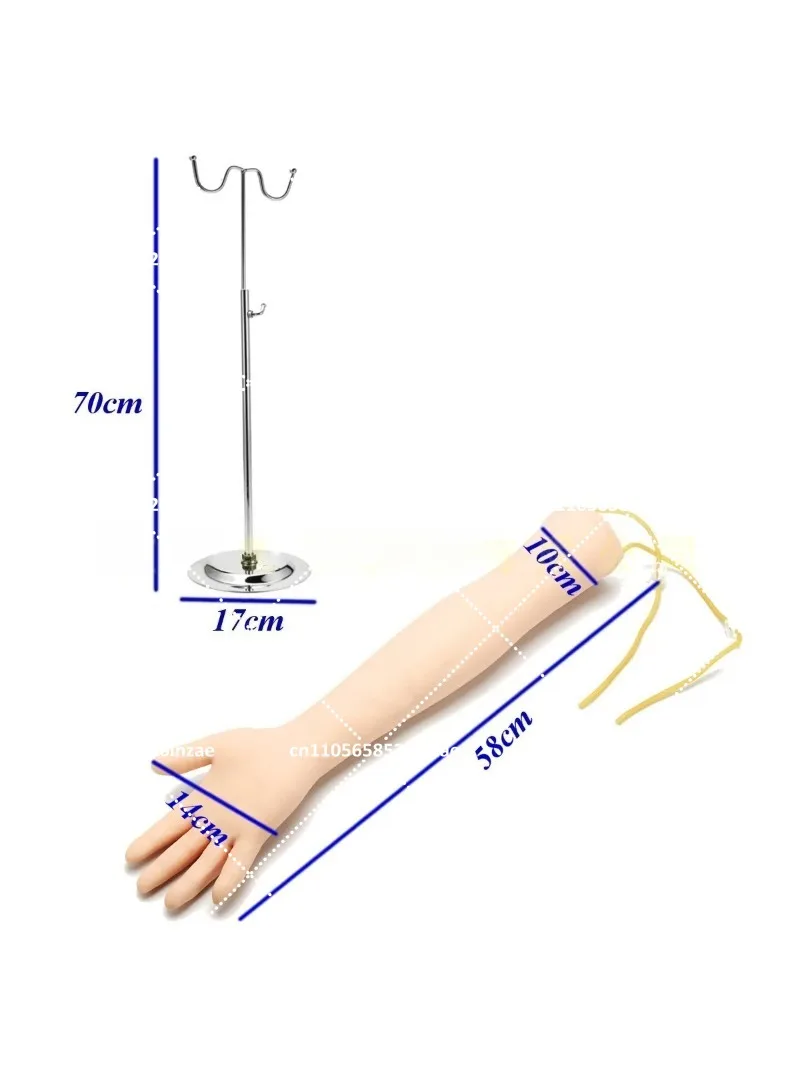 Life Size Anatomical Venipuncture Practice Arm for Injection Training Nurse Simulation Kit