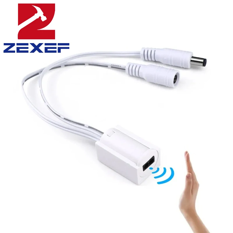 ZEXEF Hand Sweep Motion Sensor Switch DC12V Light Switch Home Lighting Accessory Hand Waving On Off Work With LED Bar LED Strip