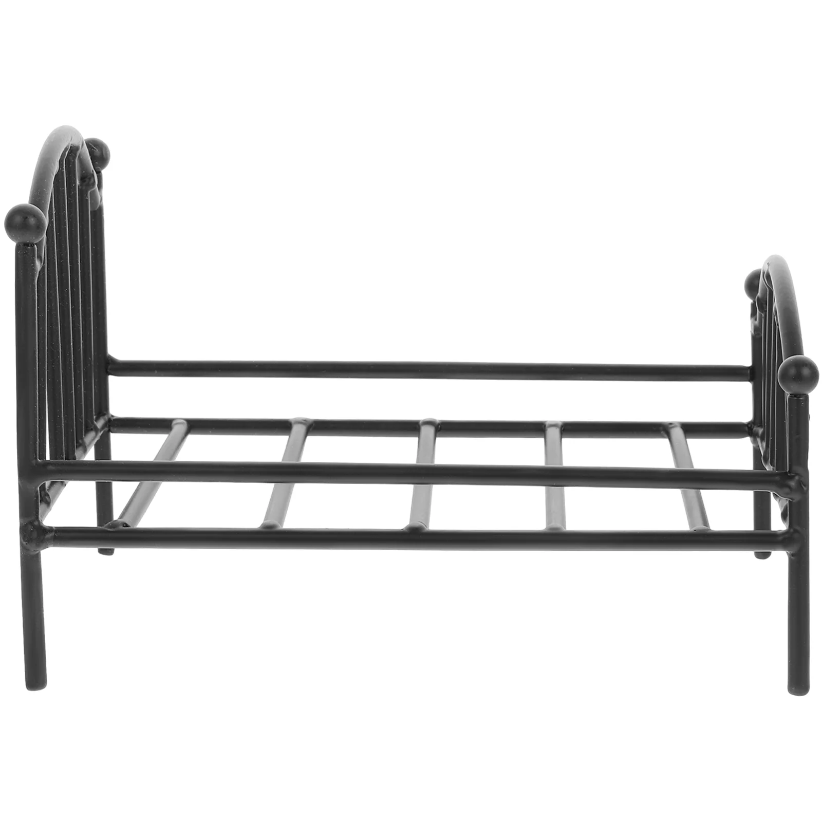 Wrought Iron Potting Stand Dollhouse Furniture Bed Frame Plant Miniature Bedroom Accessories Tiny Metal