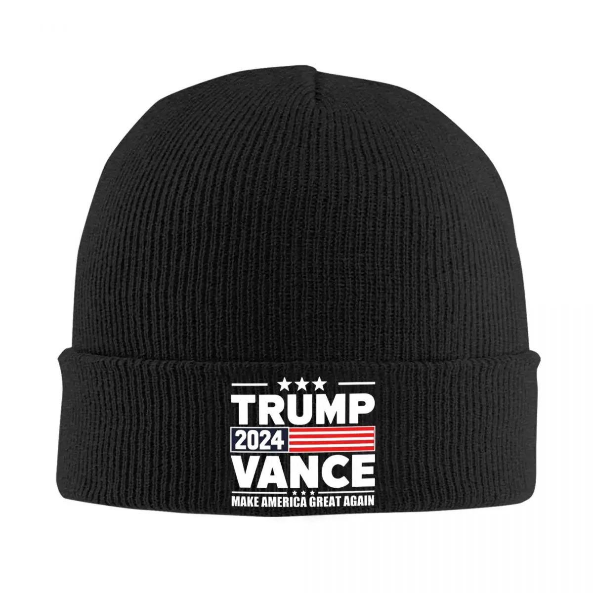 

Trump Vance 2024 Hats Autumn Winter Beanie Warm Presidential Election Caps Men Women Skullcap