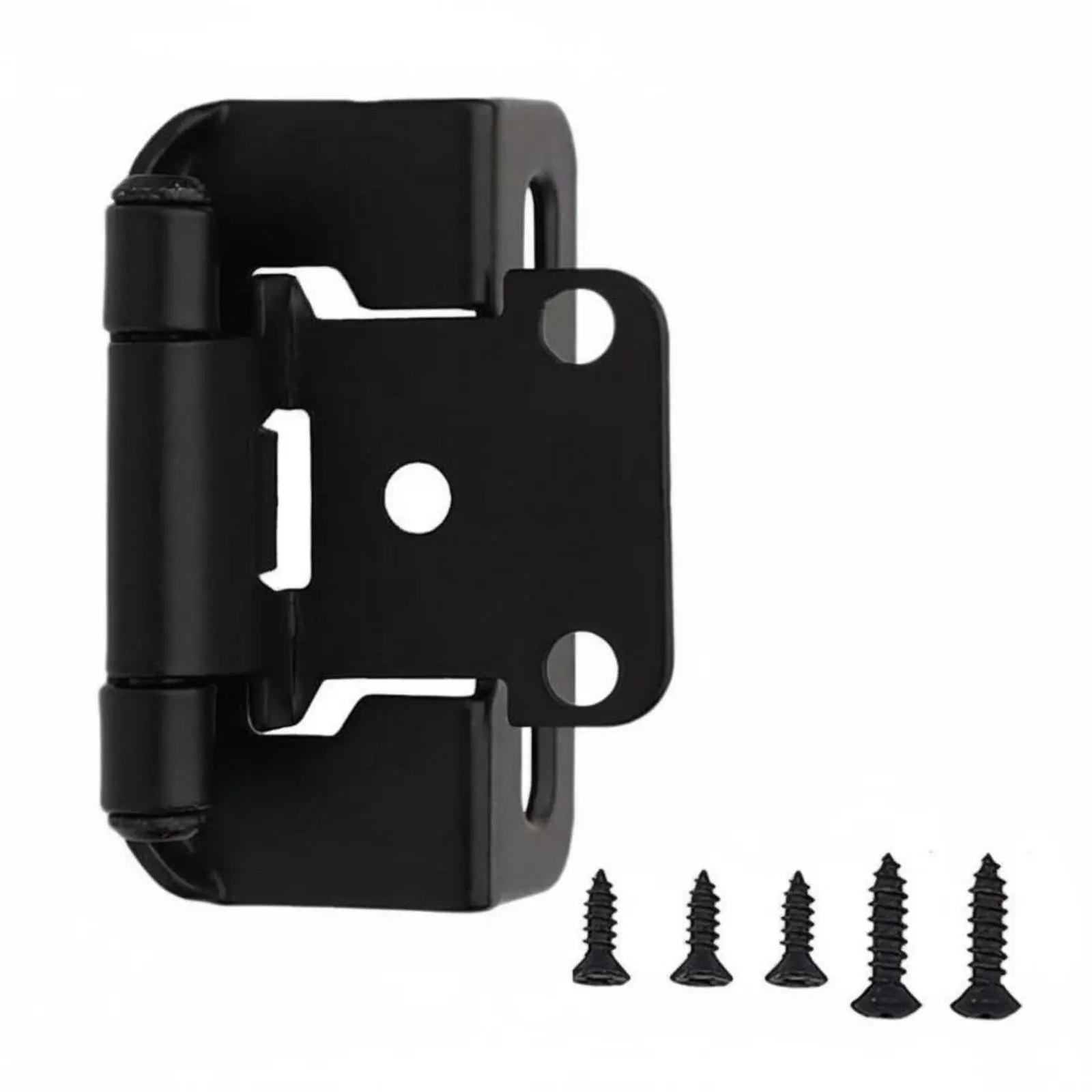 1/2 Inch Overlay Hinge Steel Construction Self-Closing Cabinet Hinge Long