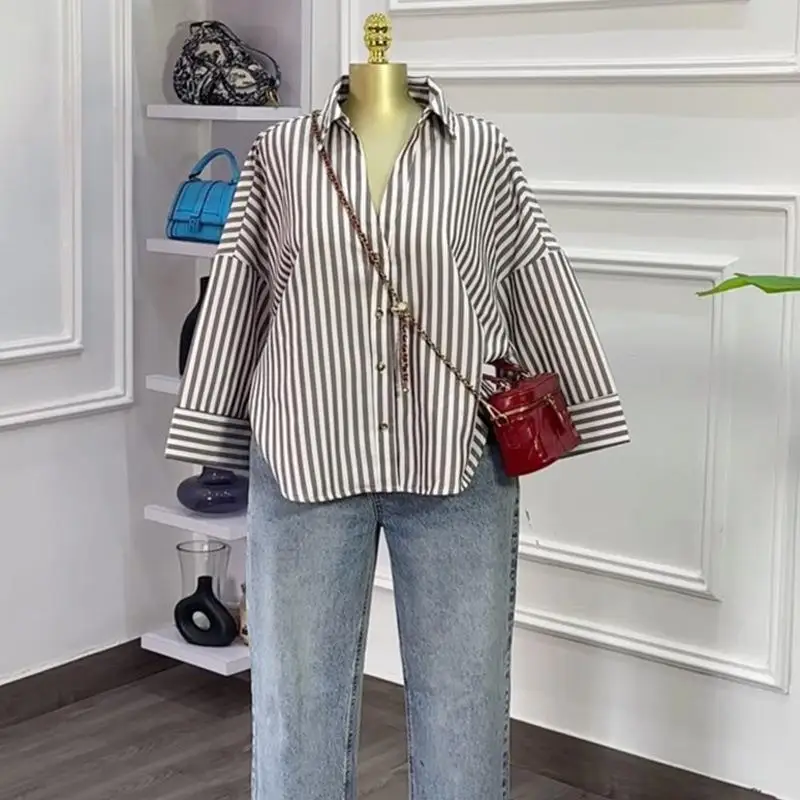 

Casual Loose Design Sense Faionable Collared Women's irt Top Summer New Arrival Cross-Border Women's Clothing