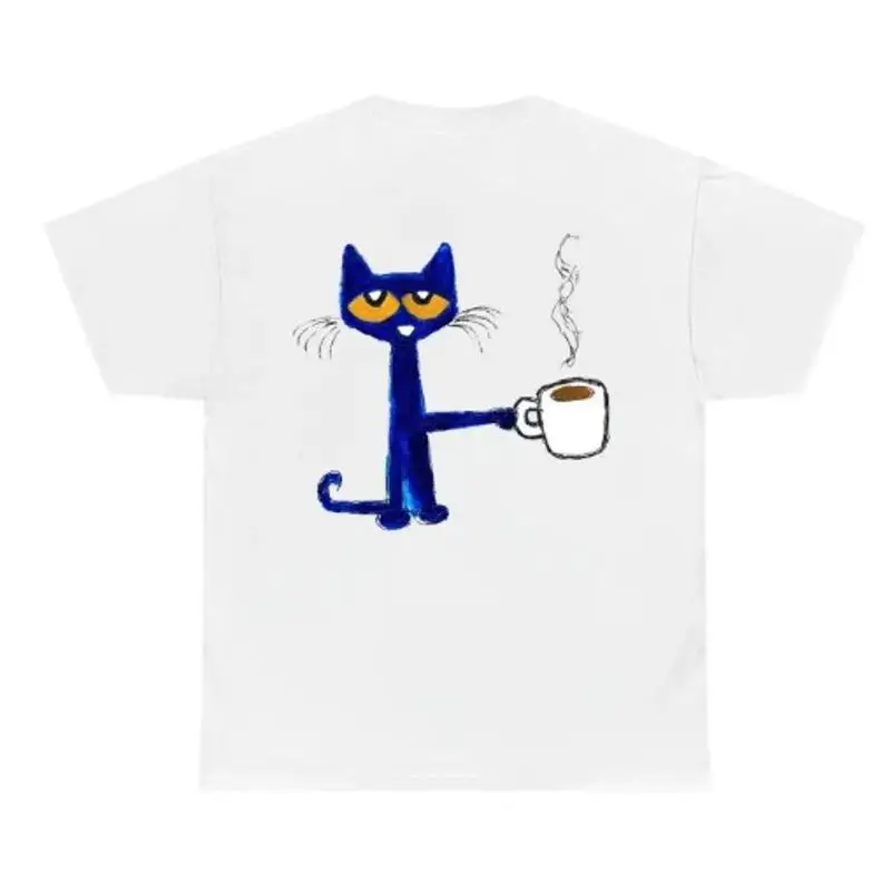 Coffee and CaT T Shirt Pete the Aesthetic