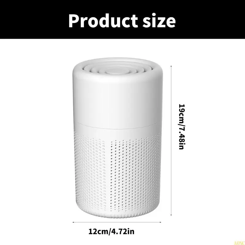 A0NC USB -очистки воздуха для студентов и офисных работников с низким уровнем уборщика воздуха.