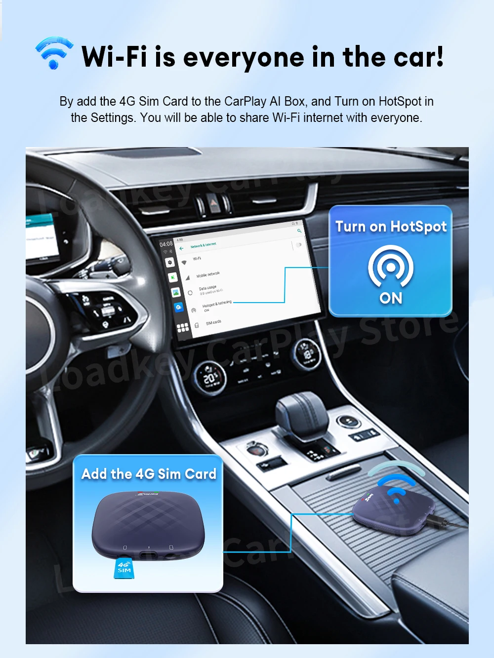 Carlinkit Plus QCM 6125 64G Android 13 CarPlay Ai Android Tv Box Wireless CarPlay Android Auto For Netflix YouTube Spotify IPTV