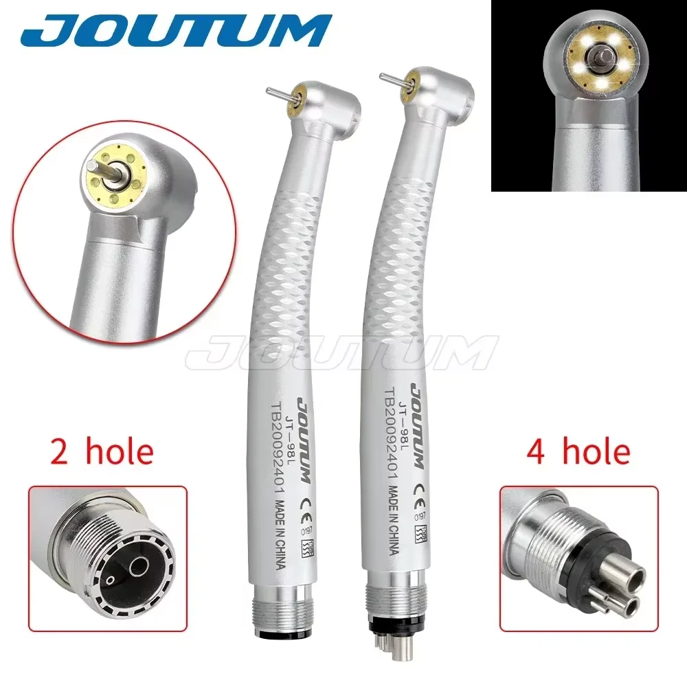 Dental High Speed  5 Led light Air Turbina Cartridge Rotor Water Sprays  Handpiece 2/4 Holes