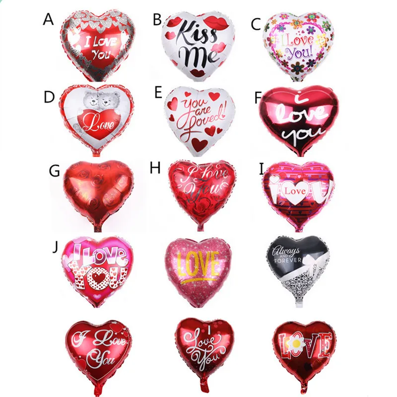 Heart shaped I love you Aluminum film balloon, wedding decoration party balloon