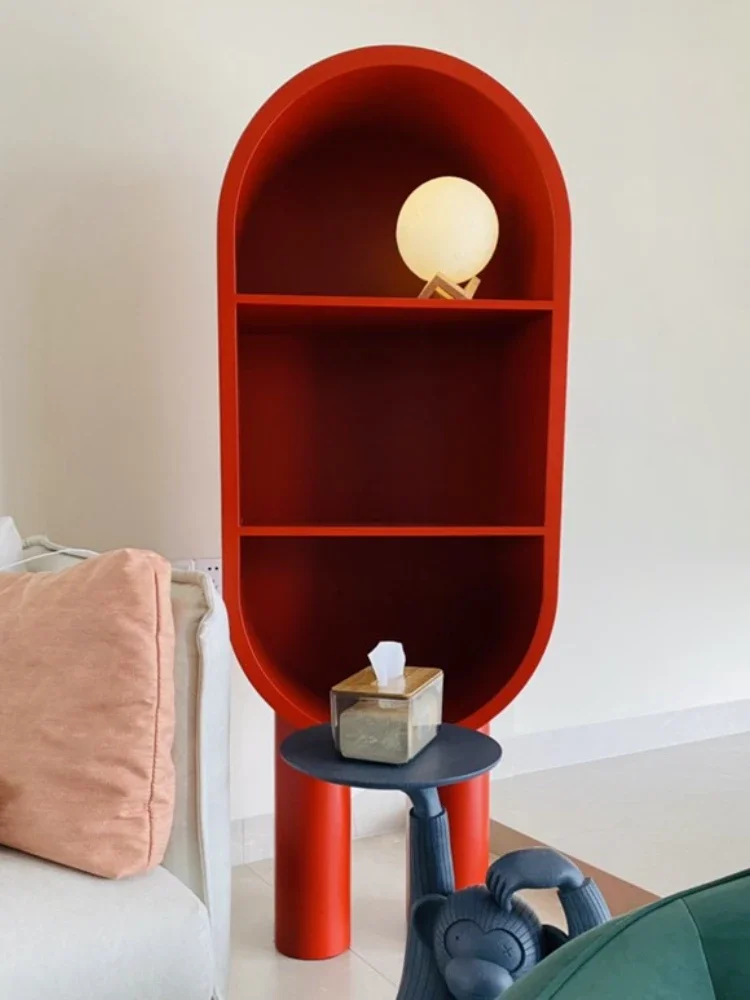 Storage Display Cabinet Bookcase Bookshelf Partition Storage Rack Living Room Creative Multi-Layer Storage Cabinet