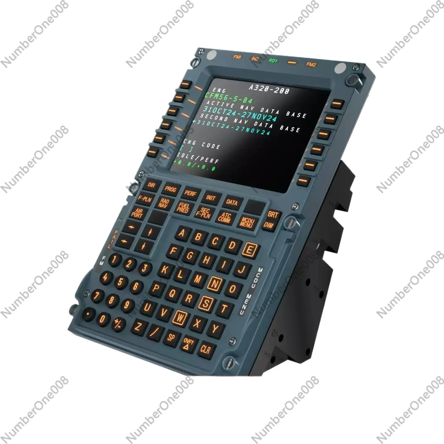 WINWING Flight Simulator MCDU Toliss Fenix Flight Control Display Civil Aviation Control Panel A320 For X-Plane MSFS