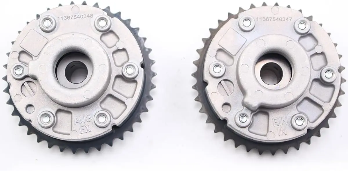 Engranaje de piñón de leva de sincronización de admisión y escape compatible con 07-16 1 Series M 135i 335is 335xi 535i 535xi 740i 740li X6 Z4 3.0L L6 TURBO