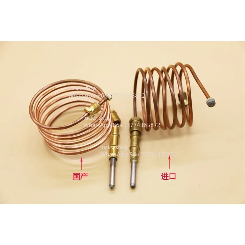 Fine Tooth  Valve Thermocouple，Flathead Furnace Safety Induction Wire,  Water Valve Fried Stove Fan Waterproof Switch Into