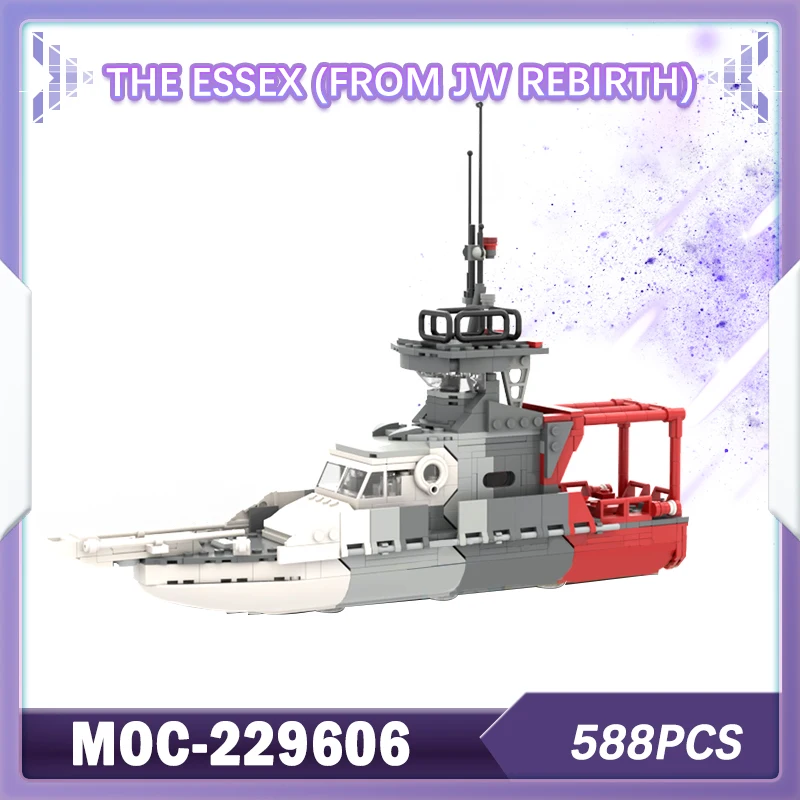 

588 шт. MOC-229606 Популярные классические креативные модели фильмов The Essex (от JW Rebirth) Модель строительного блока Кирпич