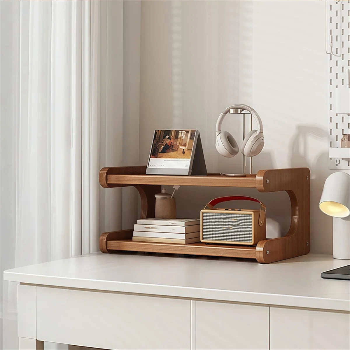 2025+ منظم محطة بار القهوة، رف تخزين ملحقات الشاي، منظم شراب القهوة، رف عرض الكوب