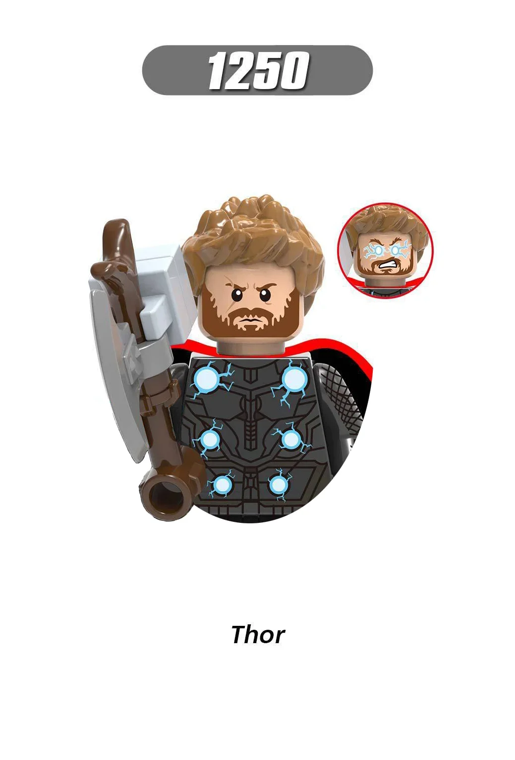 Heißes Spielzeug neues Wunder Superheld Thor Puzzle montieren Spielzeug Mini Action figur Bausteine für Party geschenke