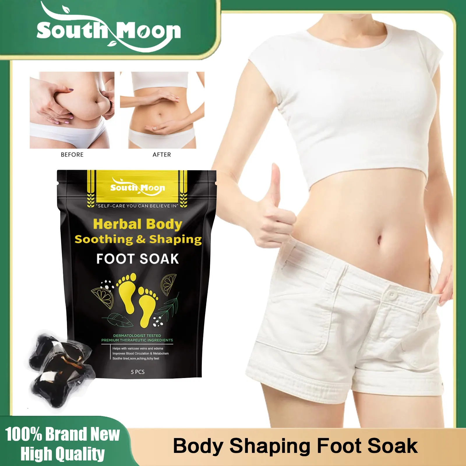 

Herbal Body Detox Foot Soak Improve Sleep Quality Relieve Fatigue Anti Stress Cellulite Remover Weight Loss Slimming Foot Bath