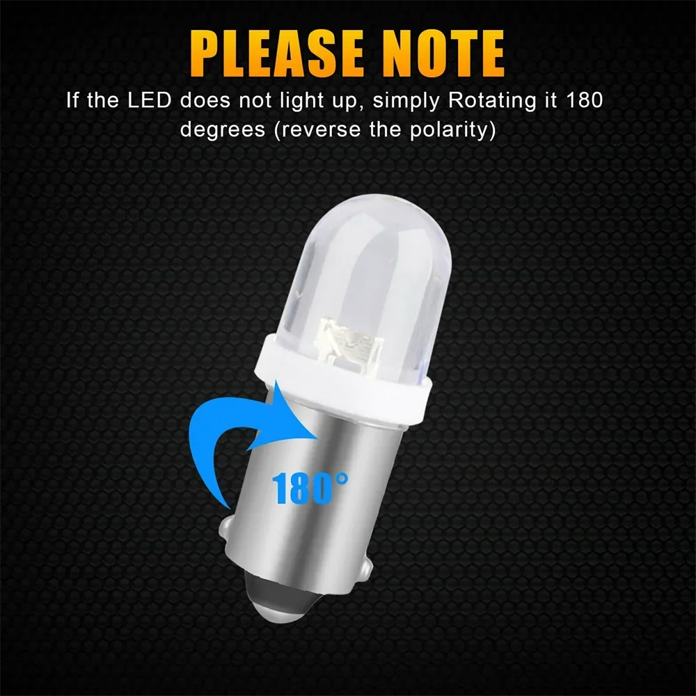 Luz Led T11 BA9S 3030 1SMD T4W para Interior de coche, luz de mapa de cúpula, luces de estacionamiento inversas para matrícula, Bombilla blanca para