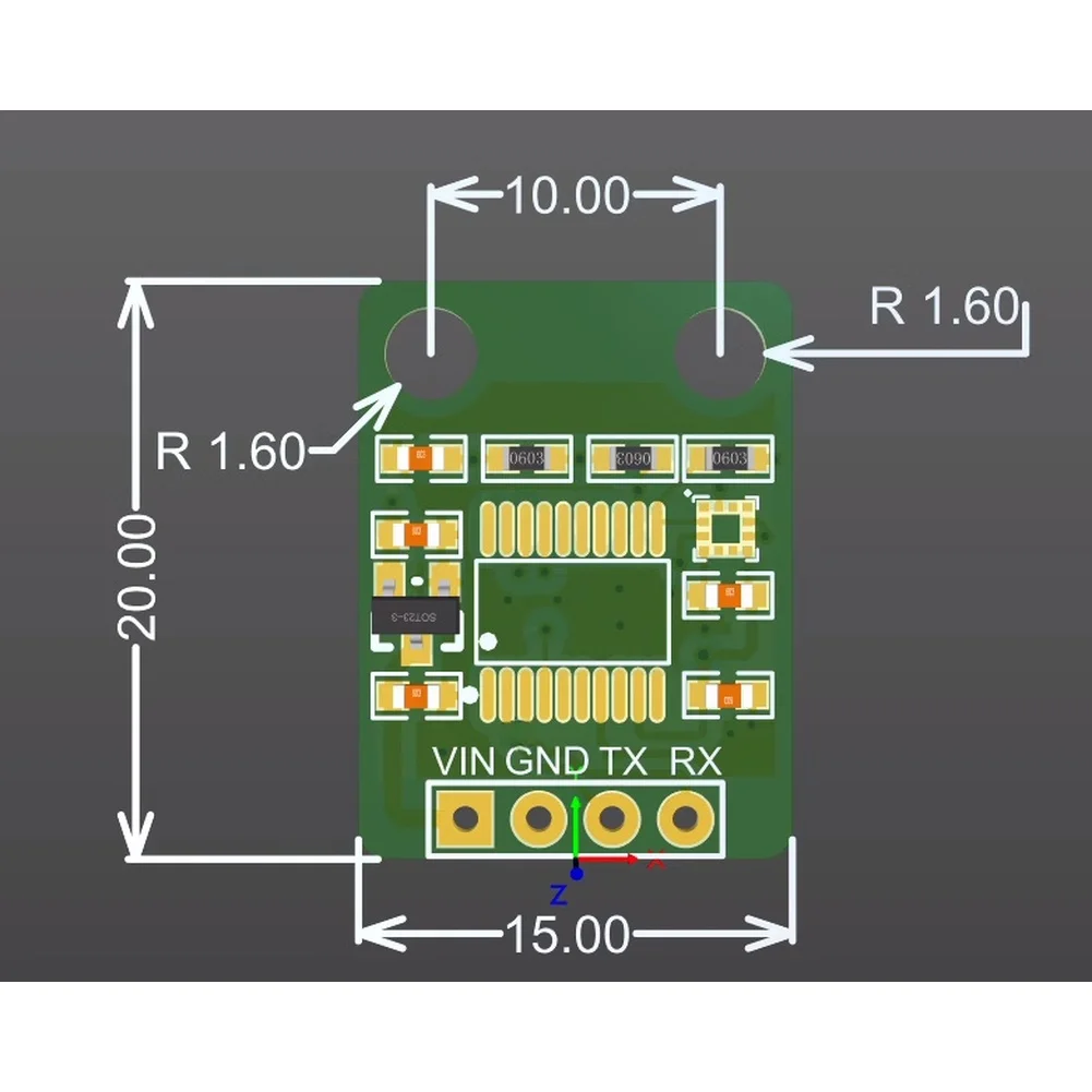 SC7A20H Accelerometer Tilt Angle Sensor Module For Horizontal Detection High-precision 3-direction Acceleration Sensor