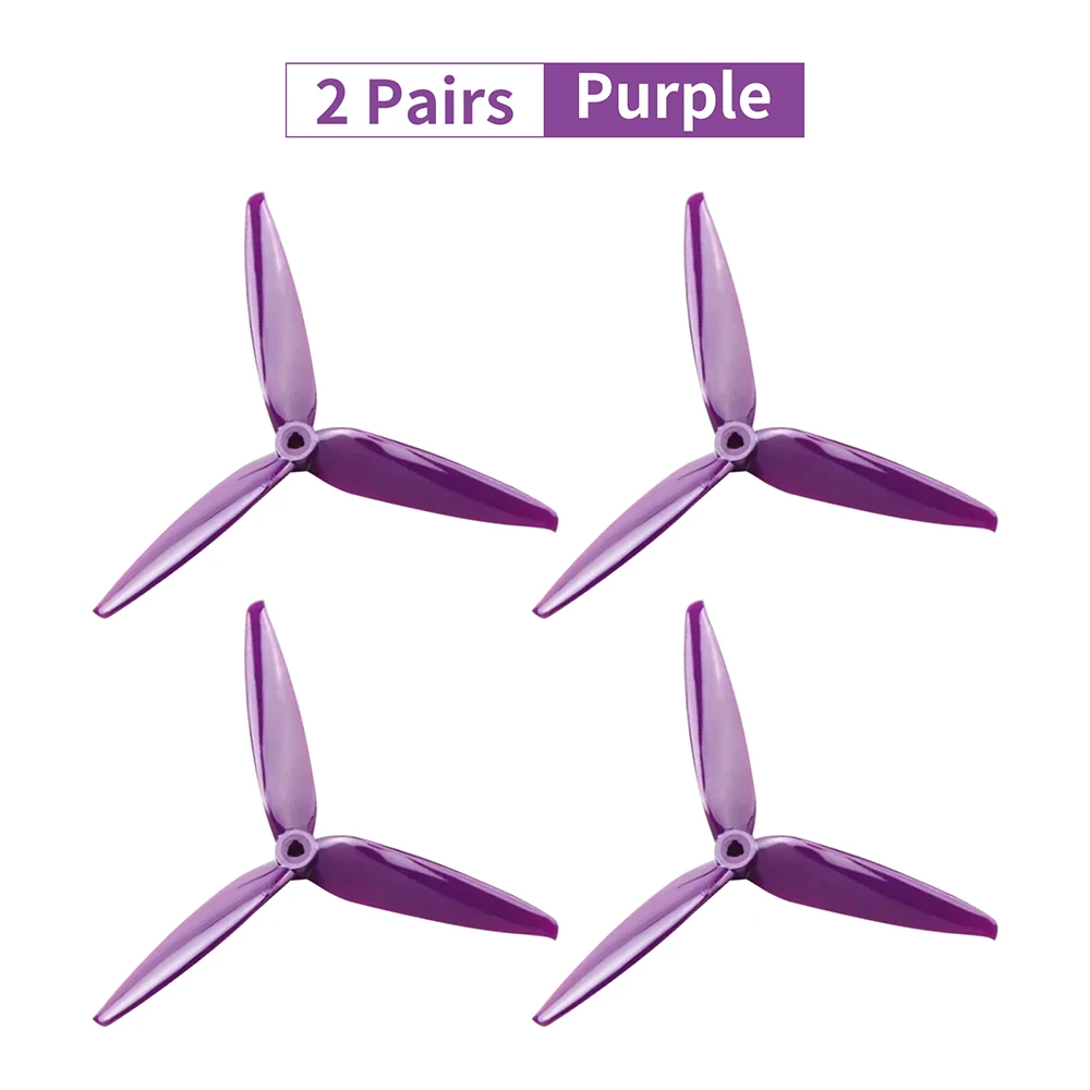 2/10Pairs 7X4X3 7040 Propellers 7inch 3-Blades Tri-Blade Props CW+CCW for RC FPV Racing Drone DIY Parts