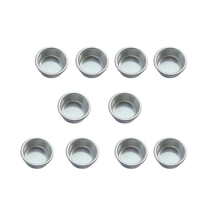 10pc Aluminium Candle Holder 32/40/41.2mm Wax Candles Cups Candlestick Holder Dining Weddings Valentine's Day Home Party Decor