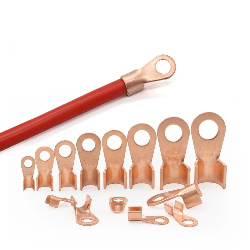 OT Type Copper Open Connecting Nose Crimping Ring Cable Wire Termina OT3/5/10/20/30/40/50/60/80/100/150/200/250A