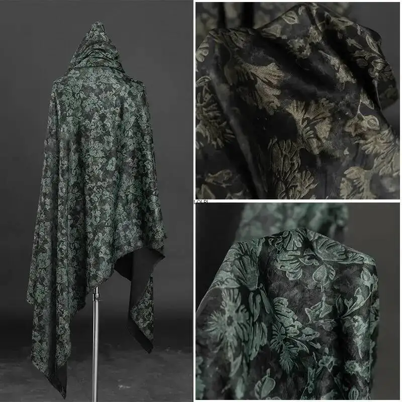 

Acetate Embossed Jacquard Texture Fabric Skin-Friendly Soft Dress Strap Designer Fabric