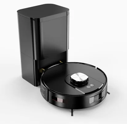 LDS laser-equipped mobile phone mapping automatic dust collection home cleaning robot vacuum cleaner new product with sweeping,