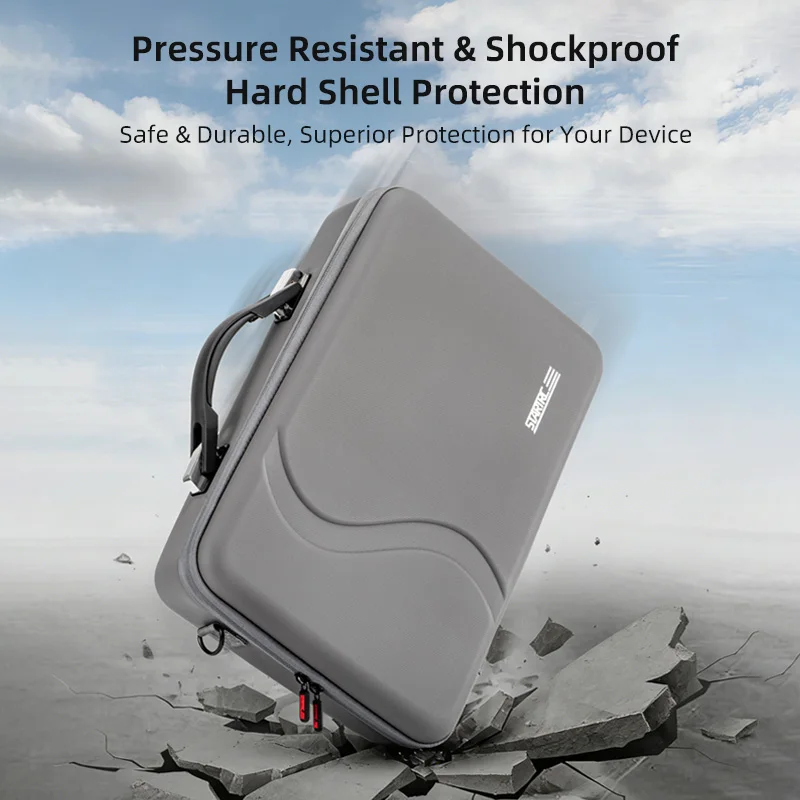 Tragetasche für DJI RS 5 Zubehör, Tragbare PU-Leder Aufbewahrungstasche für DJI Ronin RS5 Gimbal Reise Outdoor Vlogging – Detail 8