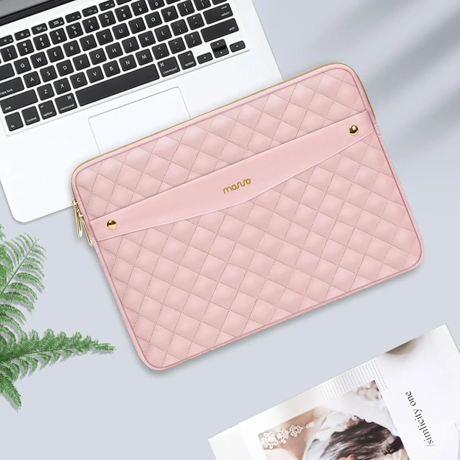 Laptop Bag for Women Sleeve Case for Macbook Air Pro Carrying Bag 13 14 inch Notebook Pouch Briefcases for Lenovo Asus HP Dell