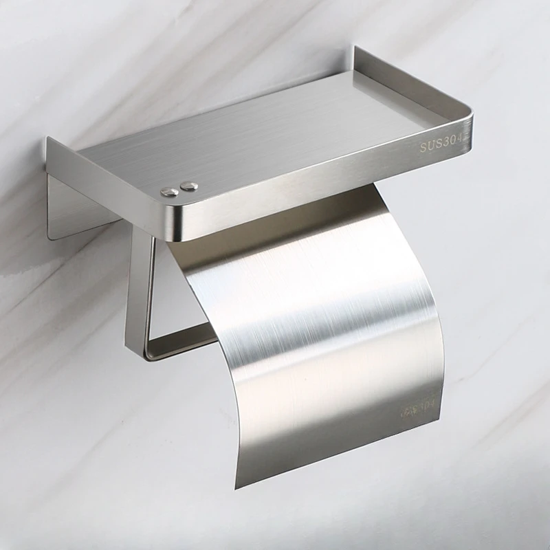 Stainless steel tissue holder for bathroom accessories