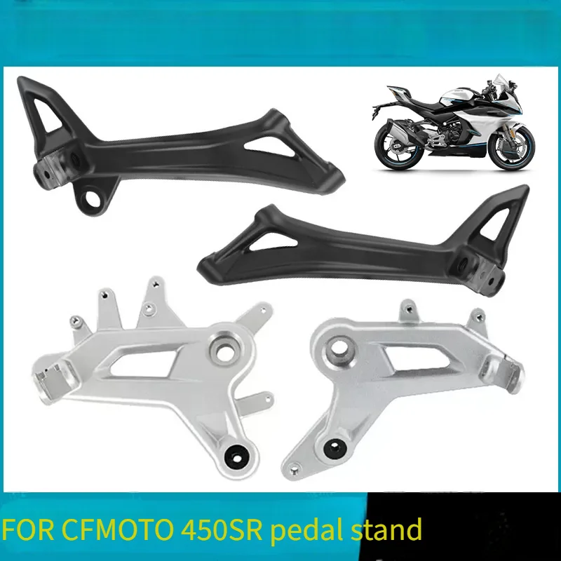 For CFMOTO 450SR 450SRS 450NK Footrest Bracket Front Rear Left Right CF400-6 CF400-9 No-Drill Motorcycle Parts