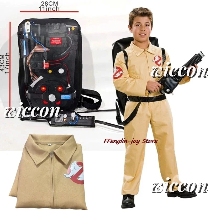 Ghost Busters Cosplay Anime Figure Halloween Costumes for Men Adult Kids Ghost Busters Weaponry Jumpsuits Carnival Suits Clo@0Z*