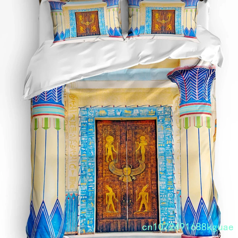 Pink Palace Chandelier Pillars Duvet Cover 3pcs Bedding Set Home Textile Quilt Cover Pillowcases Bedroom Bedding Set No Sheet 5