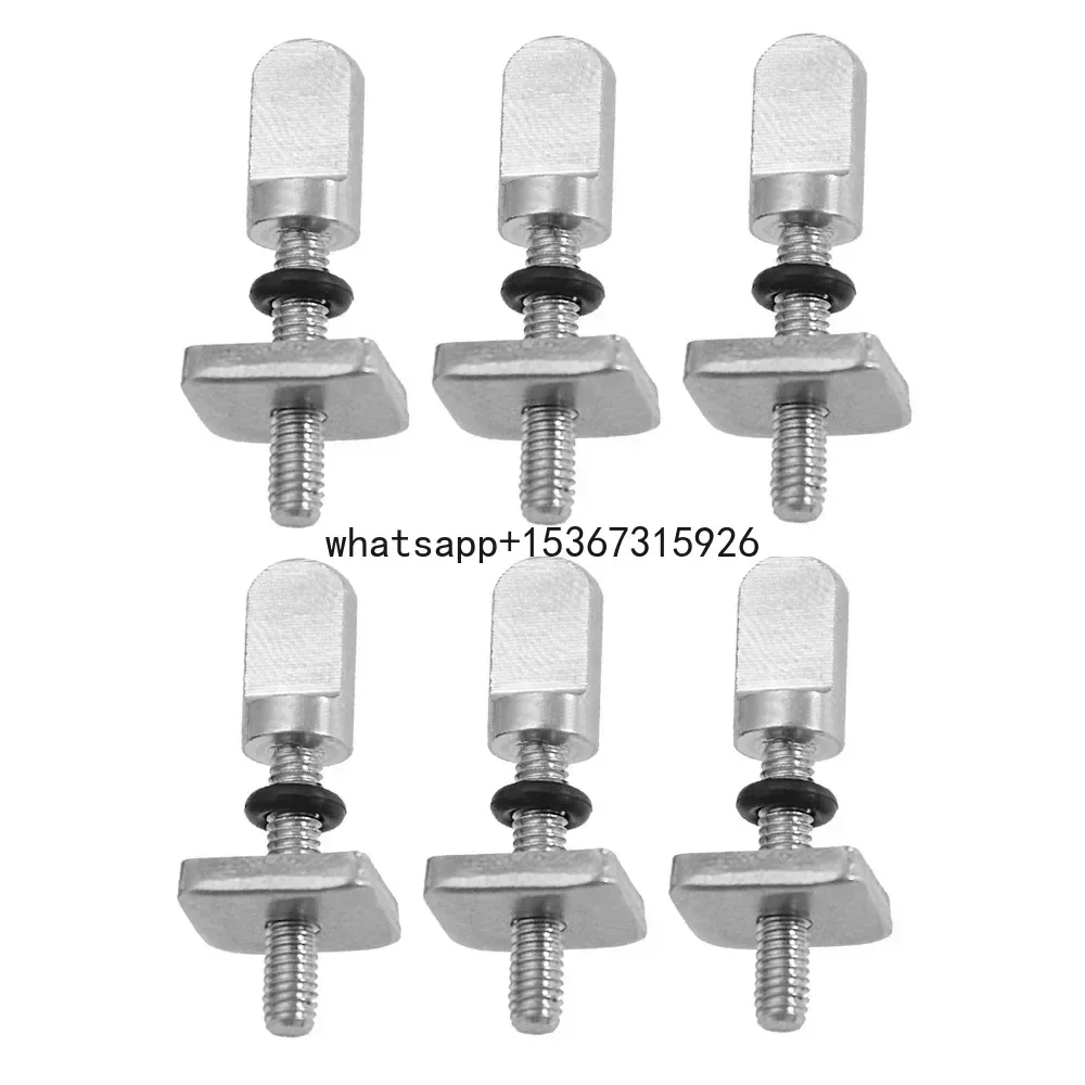 6Pcs Stainless Steel Surfboard Fin Screw M4 Surf Fin Bolts Longboard Sliding Fin Screws Single Nails Replacing Screws