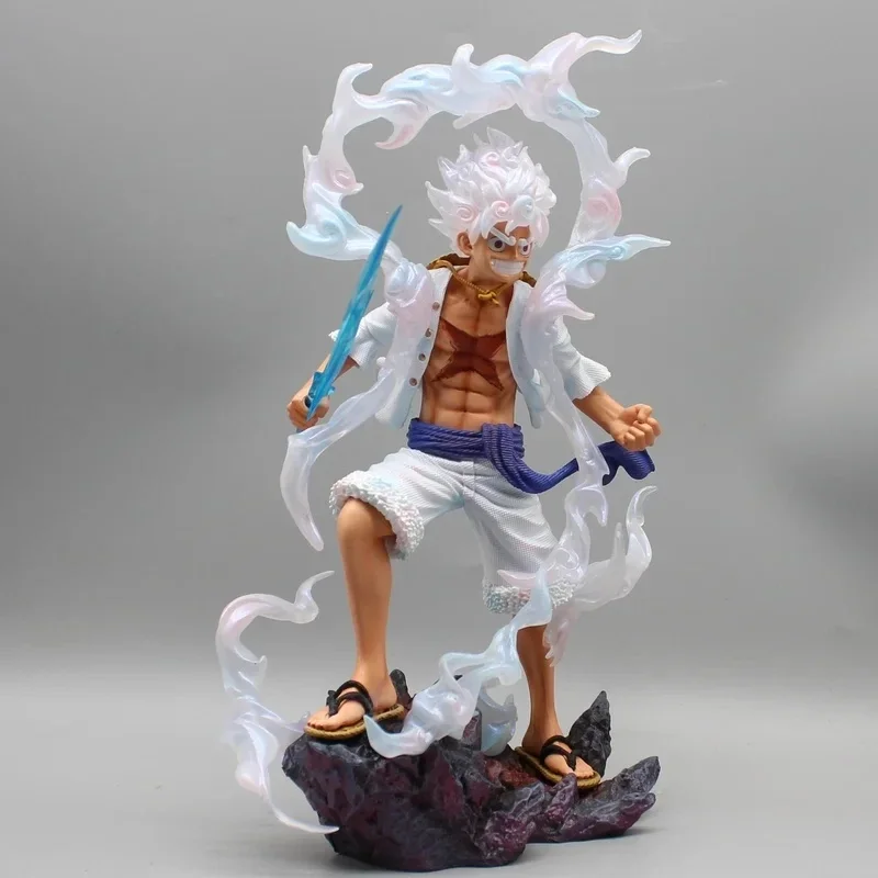 28cm Anime One Piece Figure Nika luffy Figure luffy Action Figure gear 5 Pvc Model Doll Collection Decora Kids Birthday Gifts