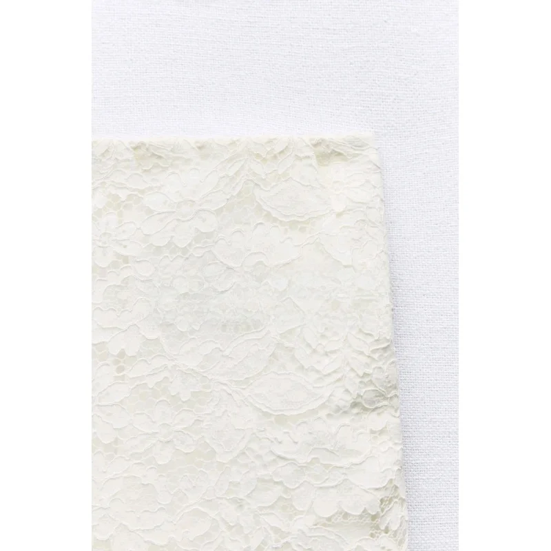 

Spring New Arrival High Waist Lace orts Simple Commute Sweet Faion Versatile Women's Casual Pants Polyester Fiber 00%