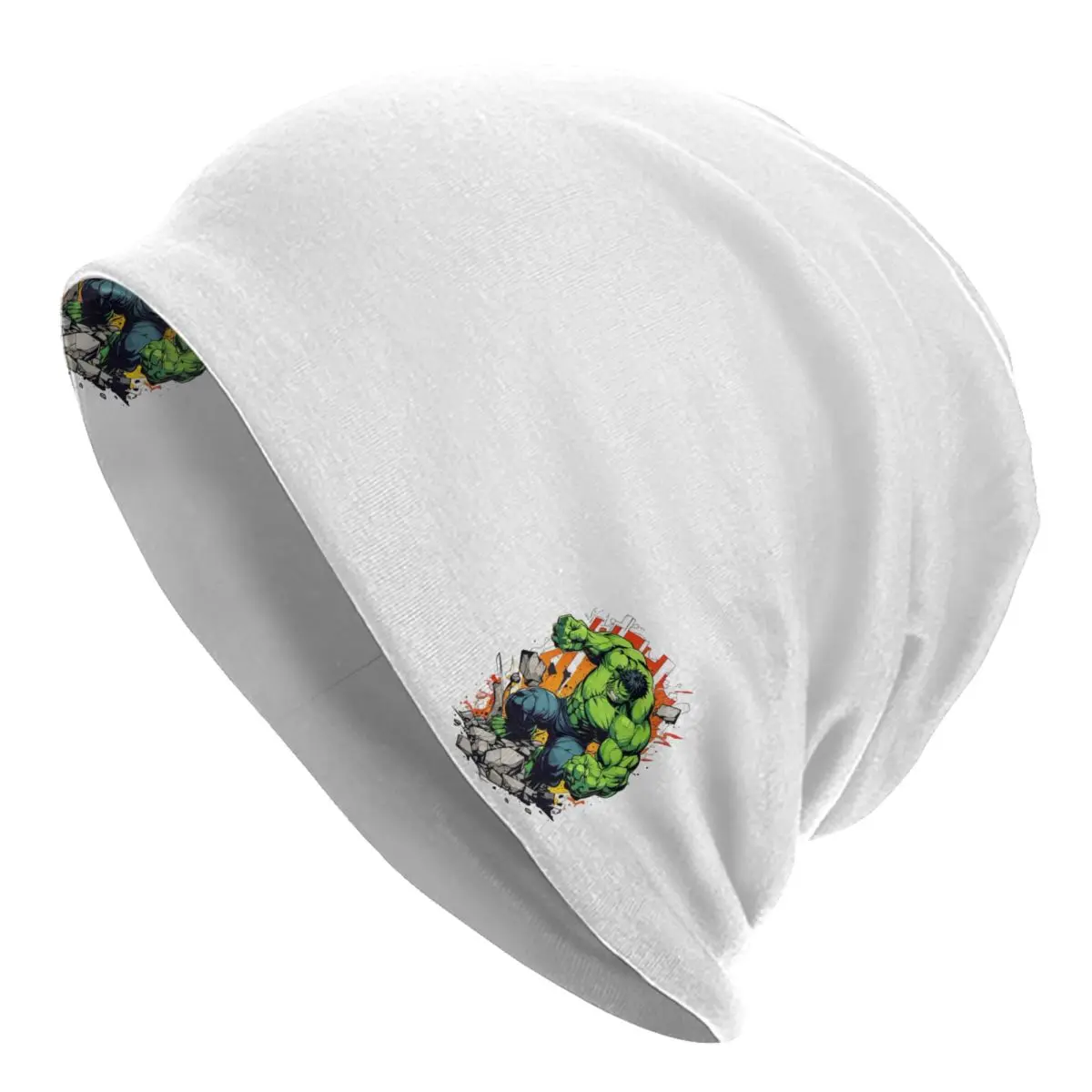 

Custom Hulk Cartoon Bonnet Hats Hip Hop Knitting Hat For Men Women Warm Winter Skullies Beanies Caps